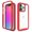 Red, variant on iPhone 11 Pro Case 6.1", TECHCIRCLE 2 in 1 Slim Hybrid Shockproof Rubber Flexible Bumper Transparent Matte Anti-Slip Cover Protective Case for iPhone 11 Pro 6.1 inch 2019, Red