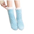 thumbnail image 2 of OVBMPZD Green Girls Socks Fuzzy Thermal Fluffy Fall Nude Winter Socks Funny Socks for Women, 2 of 5