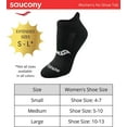 Saucony Women's Multipack Performance Heel Tab Athletic Socks Medium