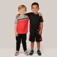thumbnail image 2 of Body Glove Clothes Boys’ 4-Piece Active Outfit Set – Includes 2 Graphic Tees, Jogger Pants & Shorts, Durable Everyday Clothing for Toddler to Big Boys Sizes (2T-12), 2 of 8