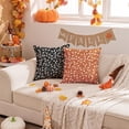 thumbnail image 3 of Fall Pillow Covers 18x18 Set of 2 Fall Decorative Rust Cute Vintage Floral Covers Decor Autumn Pillow Covers Thanksgiving Decoration for Home Couch CY-G18, 3 of 6