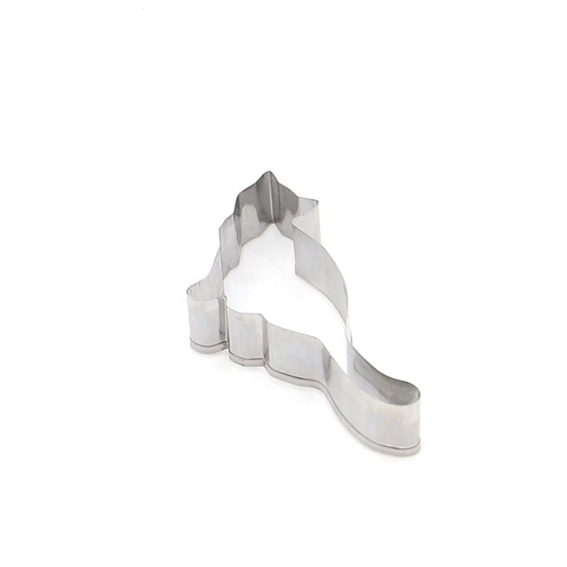 Cat Shaped Stainless Steel Biscuit Pastry Cookie Cutter Cake Decor Baking Mold 