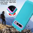thumbnail image 5 of Asuwish Compatible with Google Pixel 7 5G Phone Case Hybrid Rugged Shockproof Hard Protective Drop Proof Full Body Heavy Duty Mobile Cell Cover for Pixel7 Pixle Seven 6.3 inch Women Men Green, 5 of 9