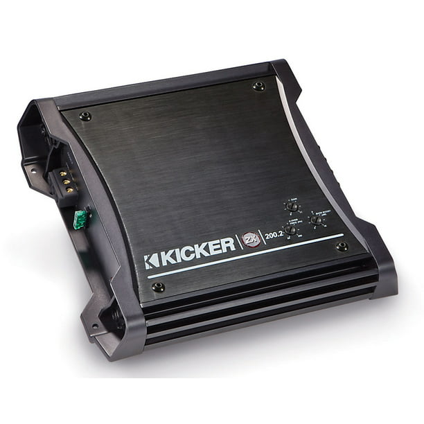 Kicker 11ZX200.2-N Car Stereo Zx Series 2 Chan 200W Rms Power Subwoofer Amp  New