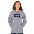 thumbnail image 4 of Visit South Dakota Home State Travel Unisex Fleece Graphic Zip Up Hoodie Brisco Brands 2X, 4 of 5