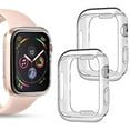 thumbnail image 2 of Noir Apple Watch 38mm Clear Case with Buit in TPU Screen Protector Full Cover Protective Case for Series 3 Series 2 Series 1 (3 Pack), 2 of 7