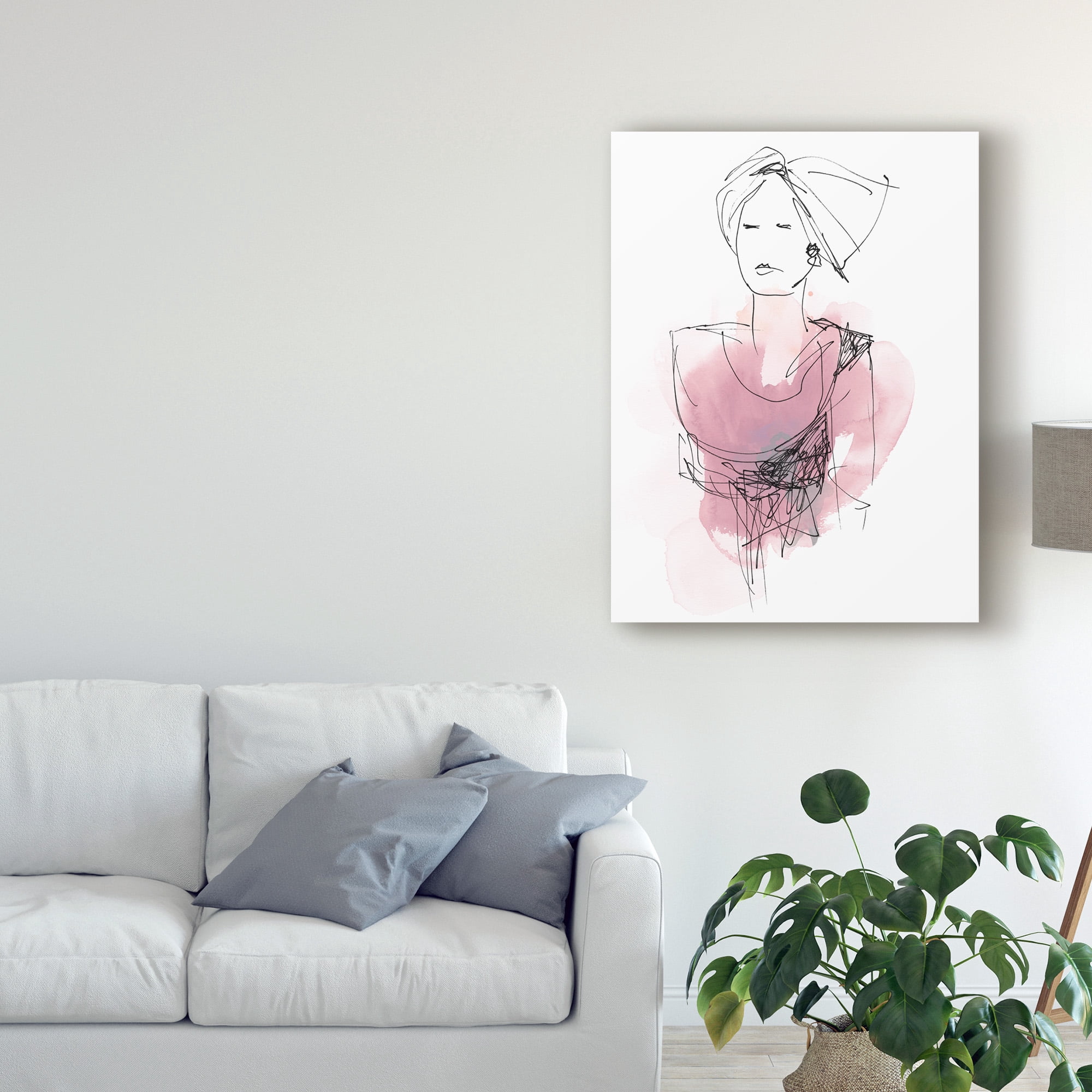 Trademark Fine Art 'Fashion Splash V' Canvas Art by June Erica Vess