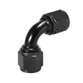 thumbnail image 6 of AN8 90 Degree Female Swivel Coupler Swivel Fuel Oil Hose End Fitting Adapter Connector for Car Black, 6 of 6