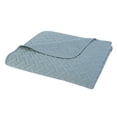 thumbnail image 4 of VCNY Home Nina Solid Basketweave Quilt Set, King, Slate Blue, 4 of 5
