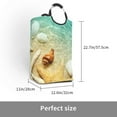 thumbnail image 2 of Sikiie Starfish And Seashell On The Beach Square Laundry Bag Large Collapsible Dirty Clothes Bags With Handles Waterproof Essentials Storage For College Dorm, Family, 2 of 5