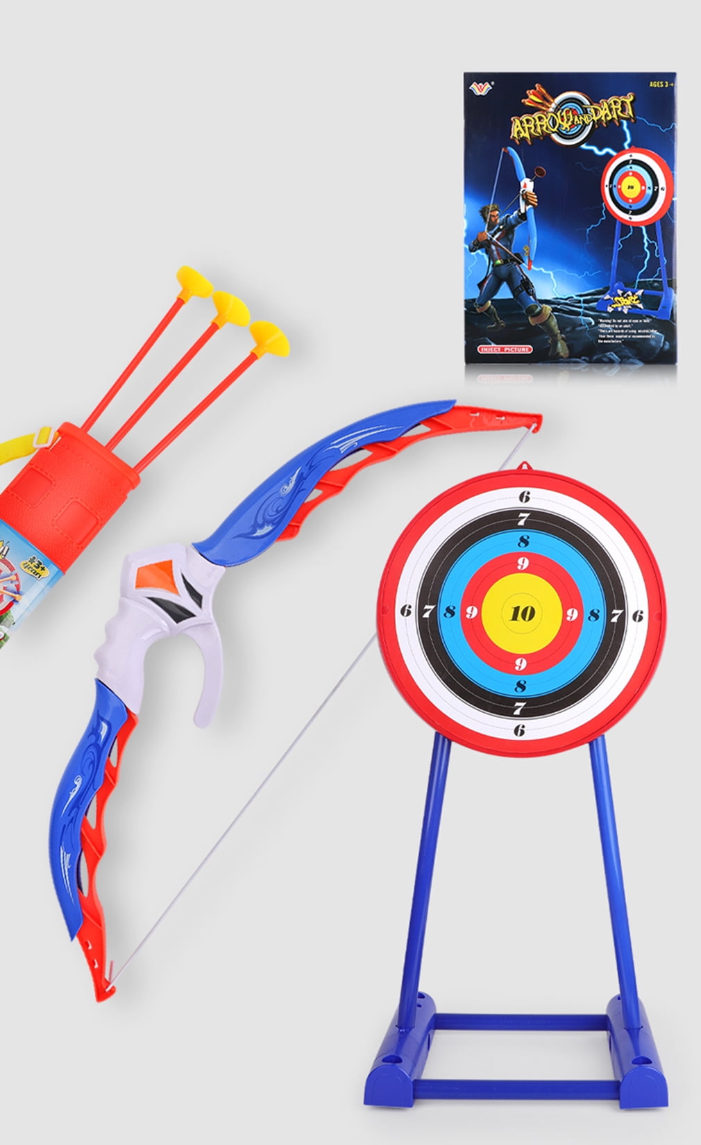 777715 Kids Toy Archery Bow and Arrow Set with Moving Target and Stand Walmart Canada
