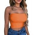 thumbnail image 1 of ITFABS Women Top Color Slim Off Shoulder Crop Tank Top Summer Hot Camisole, 1 of 4