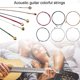thumbnail image 3 of WAITLOVER Juego de cuerdas de repuesto para guitarra acústica de acero inoxidable, inoxidables, adecuadas para uso folklórico, 3 of 5