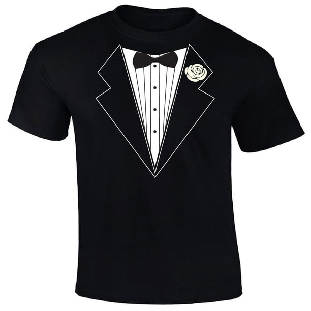 Superb Selection - Tuxedo Tux Adult T-Shirt - Walmart.com - Walmart.com