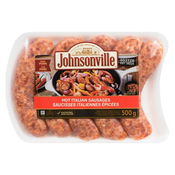 Saucisses à dîner italiennes épicées Johnsonville JVL Sauc ital épicée (5) 500g