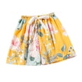 thumbnail image 2 of Haivin Womens Fashionable Solid Color Casual Home Elastic Waist Five-Point Pants Pajama Shorts, 2 of 5