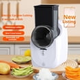 thumbnail image 2 of WarmFuPalace Multi-Functional Electric Cyclone Vegetable Slicer, Cordless Food Chopper, Kitchen Cutter for Home, Meal Prep, Shredding, Slicing, and Dicing, 2 of 9