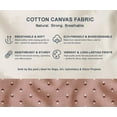 thumbnail image 5 of Printed Cotton Canvas Fabric by Soimoi | Ditsy Design - Pink | 56 Inch Wide | Sold By 3 Yard | Heavy Duty Craft & Upholstery Fabric, 5 of 7