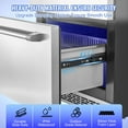 thumbnail image 2 of Refrigerador VEVOR bajo encimera 24 pulgadas 2 cajones diferente temperatura 4.87 pies cúbicos, 2 of 8