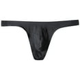 thumbnail image 1 of zuwimk Mens Underwear,Men's Cheeky Thong Underwear Mini Cheek Boxer Briefs Black,3XL, 1 of 5