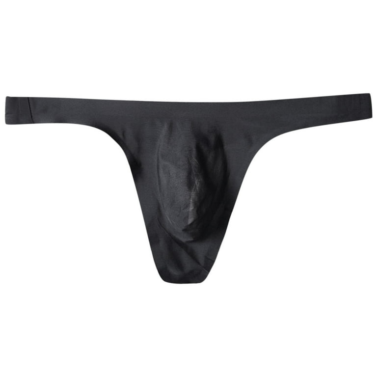 zuwimk Mens Underwear ,Mens Micro Mesh Stretch Bikini Briefs Pouch  Underwear White,3XL