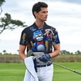 thumbnail image 4 of Lsque Five Nights At Freddy'S Pattern Golf Shirts for Men Dry Fit Print Moisture Wicking Performance Short Sleeve Polo Shirt-3X-Large, 4 of 7