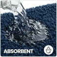 thumbnail image 5 of OEAKAY Bathroom Rugs,24"x16",Non Slip Shower Bath Room,Extra Soft and Absorbent,Bath Mats for Bathroom Floor,Machine Wash Dry Carpet Mat for Tub,Navy Blue 24"x16", 5 of 7