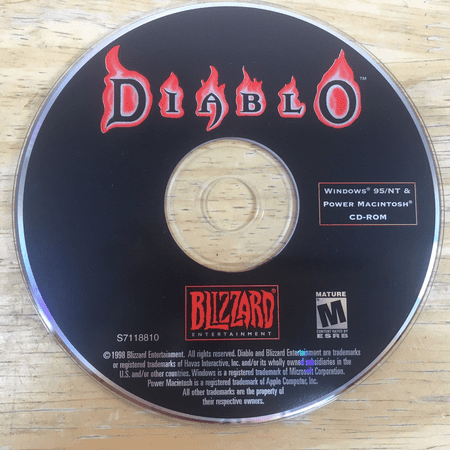 Diablo PC Computer Disc Only