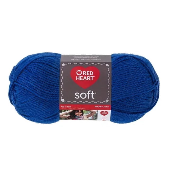 Estambre Suave Acrílico Red Heart 9851 Royal Blue