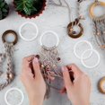 thumbnail image 4 of SUPVOX 30pcs Dreamcatcher Rings Hoops Plastic Macrame Rings Hoops for DIY Craft Dream Catcher Supplies (6cm), 4 of 4