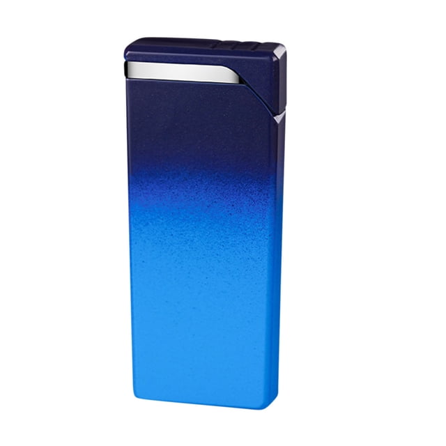Leodye 1PCS Portable Metal Inflatable Windproof Lighter - Red Flame for Outdoor Barbecue & Camping -2.5*1.1in
