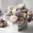 thumbnail image 3 of Ramo de 5 rosas pequeñas, rosas persas, flores falsas, 3 of 6