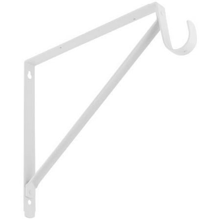 Stanley 820225 Shelf And Closet Rod Bracket, 11" x 12-5/8", White