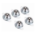 thumbnail image 1 of 5Pcs Carbon Steel Swivel Ball Caster Wheel Car Robot Universal Eye Round Wheel for Machinery Furnit, 1 of 5