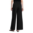 thumbnail image 4 of BUIGTTKLOP Pants for Women Darwstring High Waisted Lounge Pants Wide Leg Loose Fitted Summer Beach Trousers, 4 of 6