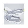 thumbnail image 6 of Fangasis Women Walking Shoe Breathable Flats Lightweight Sneakers Yoga Non-slip Loafers Gray 6, 6 of 7