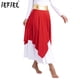 thumbnail image 2 of Falda elegante de adoración para mujer, disfraz de danza lírica de Ballet litúrgico, faldas de baile de alabanza con dobladillo asimétrico de cintura alta, 2 of 5