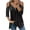 Black, variant on asdoklhq Juniors Plus Tops & T-Shirts,Women Casual Plus SizeLace Half Sleeveï¼¶-Neck Zipper Hollow Out T-Shirt Blouse Tops