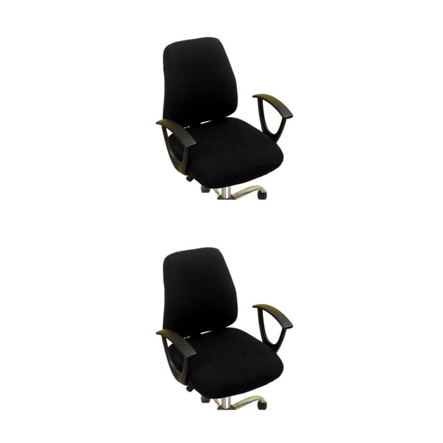 Maytalsory 1/2/3/5 2pack/lot Protective Effect Chair Covers Preserve Chair S Beauty Dustproof black 2PCS