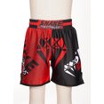 thumbnail image 3 of Yanarno Kids Muay Thai Boxing Shorts Boys MMA Martial Arts Bottoms Cage Fighting Wrestling Trunks Type C XXL/130, 3 of 6