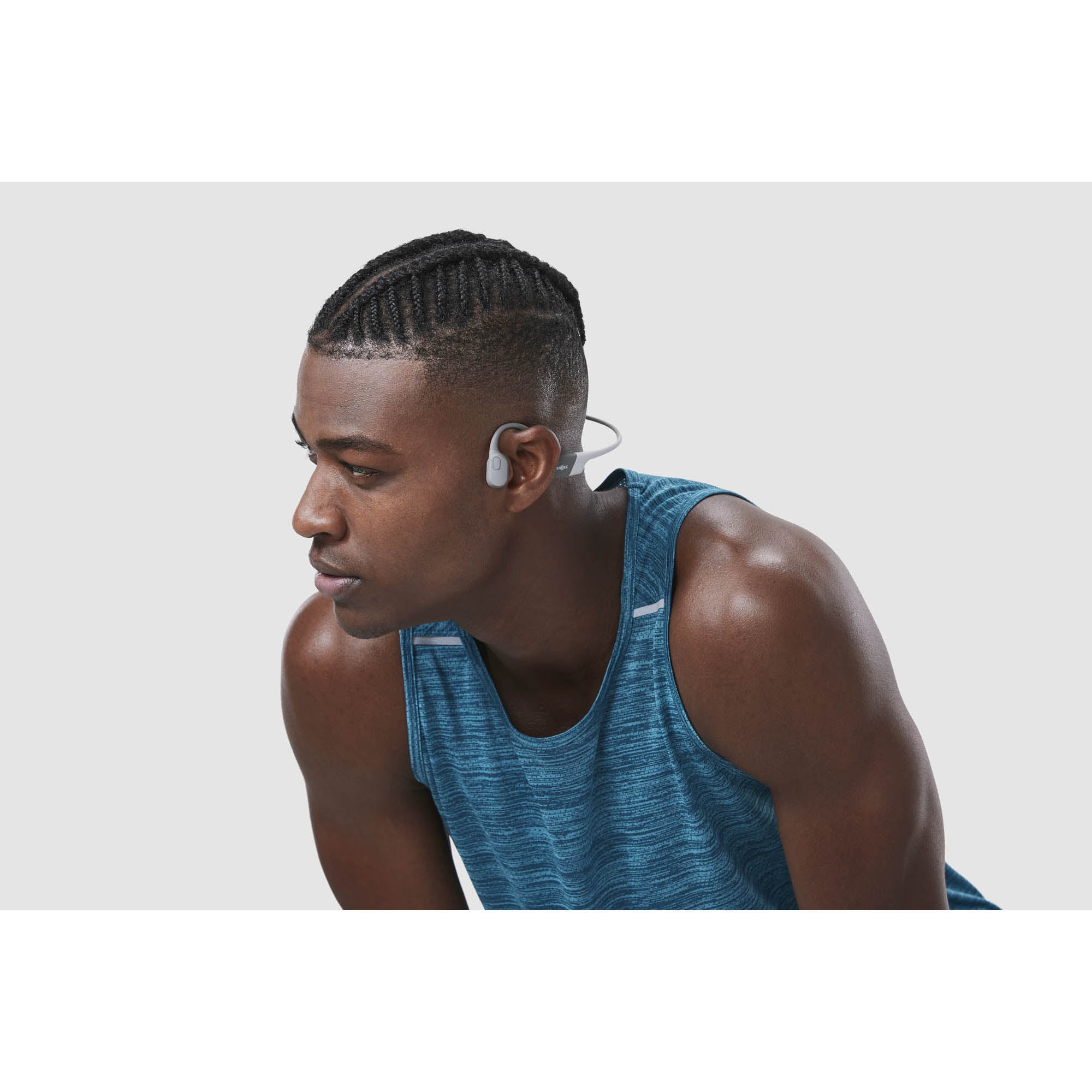 Shokz - OpenRun, CASQUE DE SPORT A CONDUCTION OSSEUSE, greis
