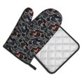 thumbnail image 2 of Xecao Cool Off-Road Vehicle Pattern Oven Mitts and Pot Holders Sets Heat Resistant Silicone Oven Mittens Extra Thicken Long Kitchen Cotton Oven Glove for Cooking, 2 of 7