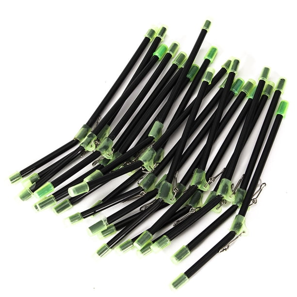 Wosthever 20 piezas conector Sea Boom Tube útil portátil equipo de montaje doblado herramientas conectores alimentador suministro dispositivo Pescar Negro/Plástico