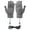 Gray, variant on Luxtrada 1 Set Electric Gloves USB Heating Touch Screen Full Finger Winter Thermal Gloves,Black