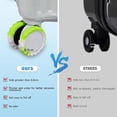 thumbnail image 3 of Luggage Wheels Protector Noise Reducing Anti-Scratch Luggage Wheel Protector for Carry On Luggage, 3 of 5