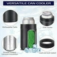 thumbnail image 6 of Bottle And Can Cooler With Opener 4 In 1 Vacuum Insulated Double Walled Stainless Steel Can And Bottle Cooler With Opener, 6 of 6