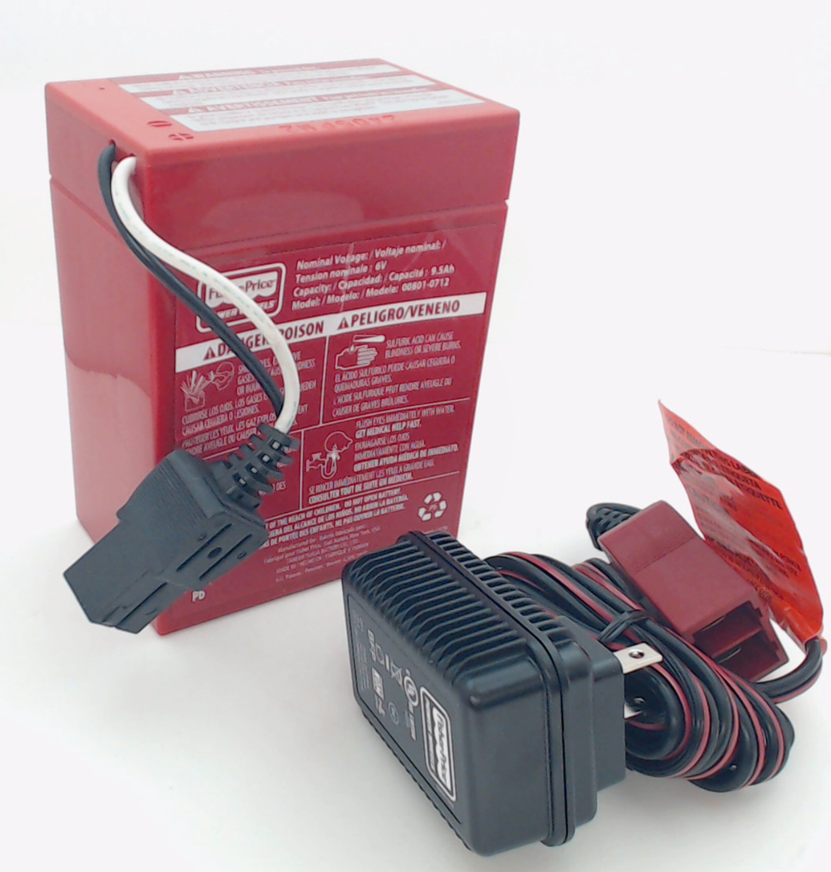 Power Wheels Super 6 Volt Red Battery 