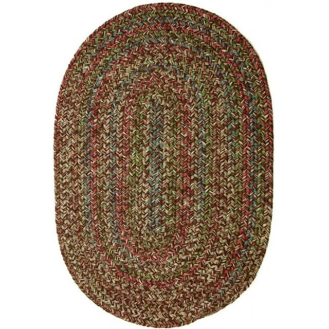 Rhody SO35R048X072 Tapis Sophia 4 x 6 Pi Multicolore Intérieur-Extérieur Ovale Tapis Tressé&44; Brun