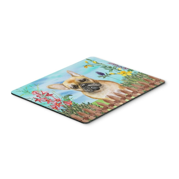 French Bulldog Spring Mouse Pad Hot Pad or Trivet