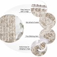 thumbnail image 6 of Khaki Fruit Waterproof Fabric Shower Curtain,Country Retro Floral Botanical Plant Waterproof Fabric Shower Curtain for Bathroom Curtains Bathtubs Hotel Shower Curtains with 12 Hooks Extra Long 72x96, 6 of 8